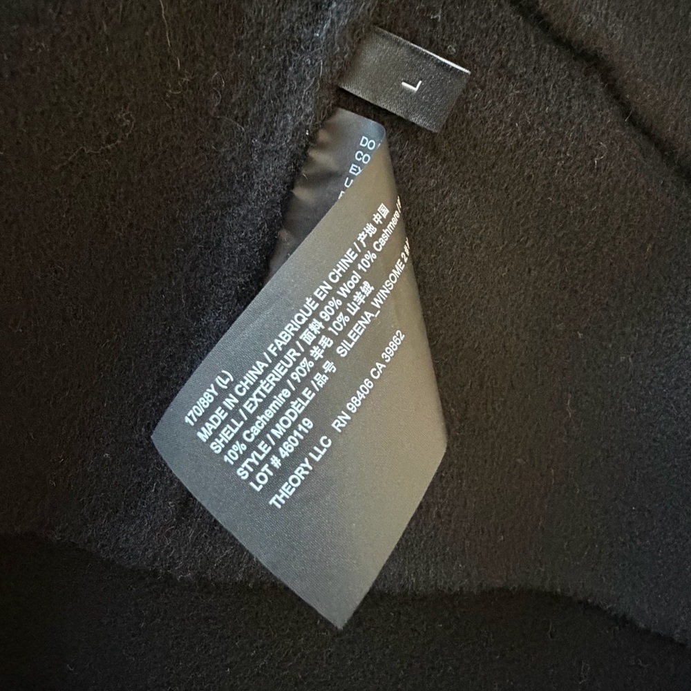Theory Sileena Winsome 2 Wool Cashmere Coat - Picture 9 of 10